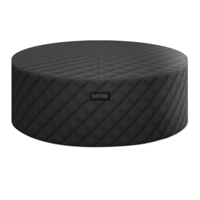 Wave Spas Tahoe Round Hot Tub Cover - 4 Person - Black - Thermal Insulation - Image 4