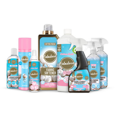 Fabulosa Cotton Fresh Cleaning Bundle 8 Pieces from B&Q