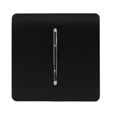 Trendiswitch Trendi Switch 10A Triple Pole Bathroom Fan Isolator Switch In Matt Black