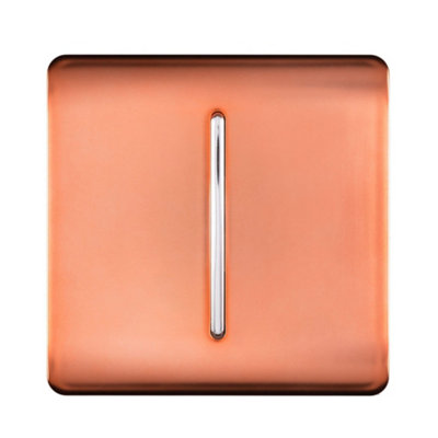 Trendiswitch Trendi Switch 10A Triple Pole Bathroom Fan Isolator Switch In Copper