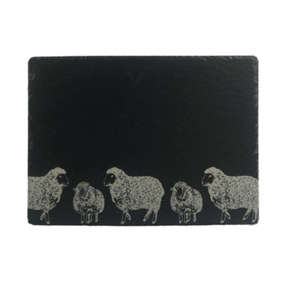 The Just Slate Company Sheep Slate Cheese Board from B&Q