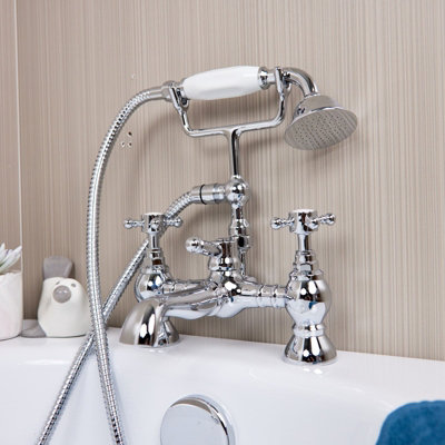 Flode Flen Bath Shower Mixer With Handset And Holder Chrome from B&Q