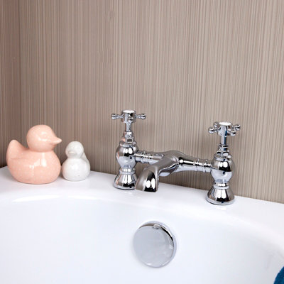 Flode Flen Bath Filler Polished Chrome Finish from B&Q