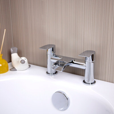 Flode Femund Bath Filler Chrome from B&Q