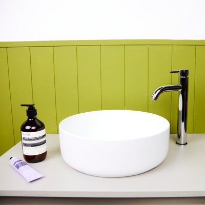 Flode Kumla High Rise Mono Basin Mixer Tap Chrome from B&Q