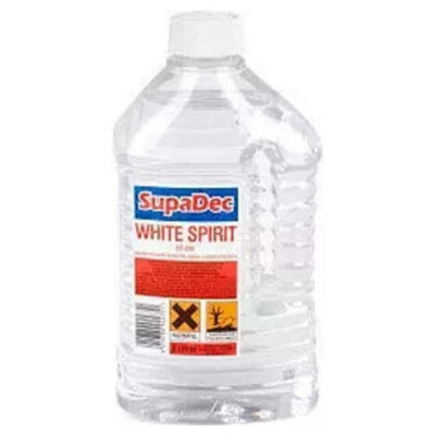 Supadec White Spirit 2LTurps Paint Thinner Premium Quality Paint Organic Solvent Brush Cleaner Stain Remover Liquid from B&Q