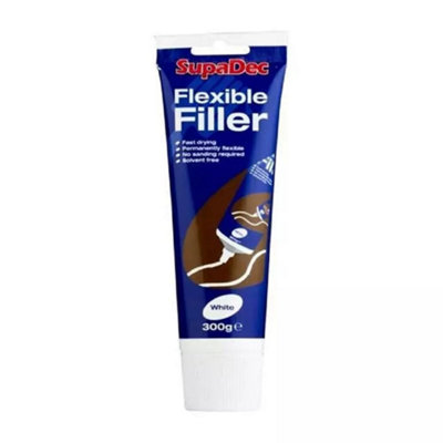 B&Q -  Flexible Filler White300GSolvent-FreeFast-Drying Interior Sealant With No Sanding RequiredFlexible Filler