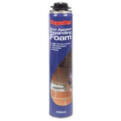 Supadec Gun Grade Expanding Foam 750MlHigh-Performance Pu Foam For FillingInsulating & Sealing GapsPremium Pu Foam from B&Q