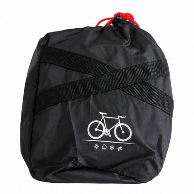 B&Q Waterproof Bicycle Cover With Storage Bag - Heavy Duty Outdoor Bike Cover, Rain, Uv, Dust & Wind Protection