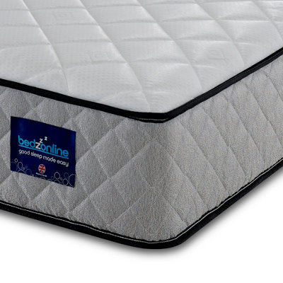 Bedz Online Bedzonline Air Feel Orthopedic MattressMemory Foam & Spring Hybrid5Ft King Size (150X200 Cm) from B&Q