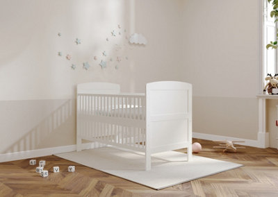 VICULII Reggie Baby Cot Bed White Only