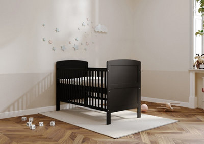 VICULII Reggie Baby Cot Bed Black Only