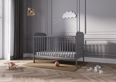 VICULII Walter Baby Cot Bed In Grey Only
