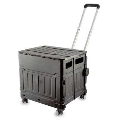Sewing Online Plastic Folding Craft/ Sewing & Hobby Trolley Black