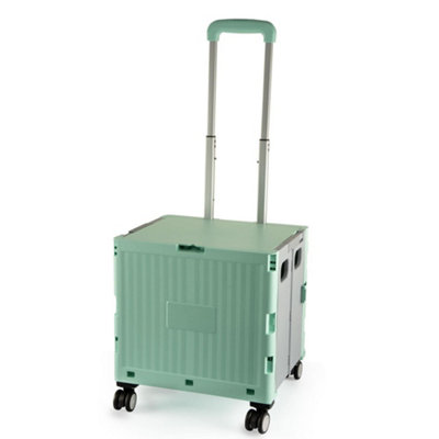Sewing Online Plastic Folding Craft/ Sewing & Hobby Trolley Green