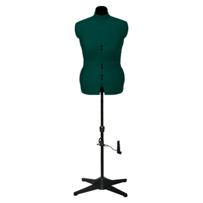 Sewing Online Adjustable Dressmakers Dummy8 PartPlain Opal GreenSize MediumUk 16-22 from B&Q