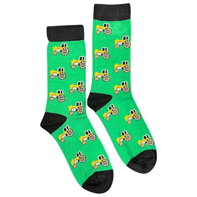 Jess & Lou Mens Novelty Tractor Socks 7-11 from B&Q