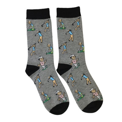 Jess & Lou Mens Novelty Golf Socks 7-11 from B&Q