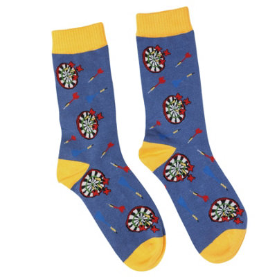 Jess & Lou Mens Novelty Darts Socks 7-11 from B&Q