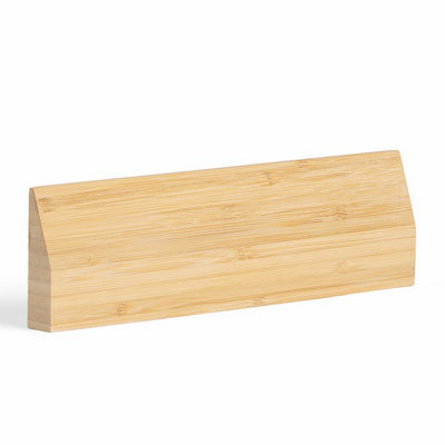 B&Q -  Chamfered Bamboo Door Architrave Set 70mm (2X 2.1M + 1X 1M) In Light Bamboo