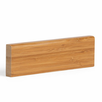 B&Q -  Pencil Round Bamboo Door Architrave Set 70mm (2X 2.1M + 1X 1M) In Dark Bamboo