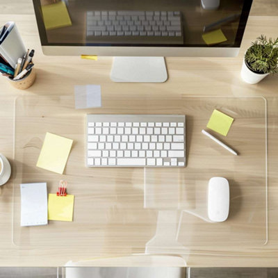 Nicoman Clear Waterproof Non-Slip Desk Pad Protector Mat - 80 X 40 Cm 40Cm