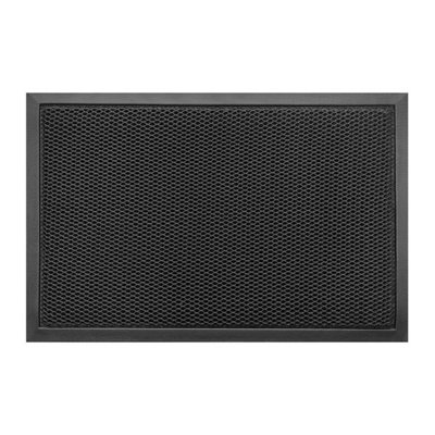 Nicoman Meshmat Heavy Duty Entrance Doormat 60Cm X 40Cm Black