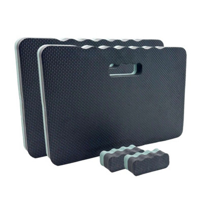 B&Q -  2 Pack Garden Kneeling PadExtra Thick 4Cm CushionWater ResistantLightweight With Handle