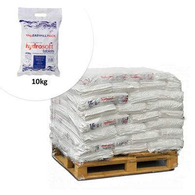 Nicoman Hydrosoft Water Softener Salt Tablets Pallet100X 10Kg Bags from B&Q