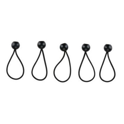 5Pcs Ball Bungees 14Cm Tent Accessories For Camping Tent Camping Tarp Canopy Banner Cargo Tent Pole Elastic Cord from B&Q