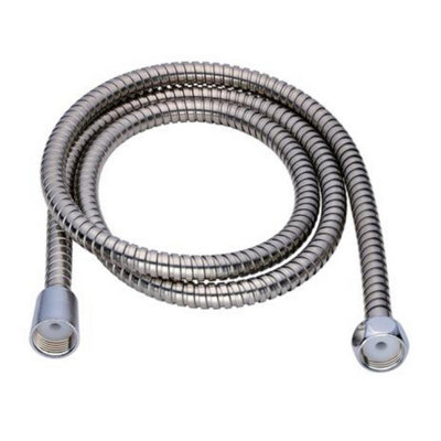 150Cm Flexible Stainless Steel Shower Hose For Bathrooms Handheld ShowersEasy-To-Install Rust-Resistant Shower Hose from B&Q