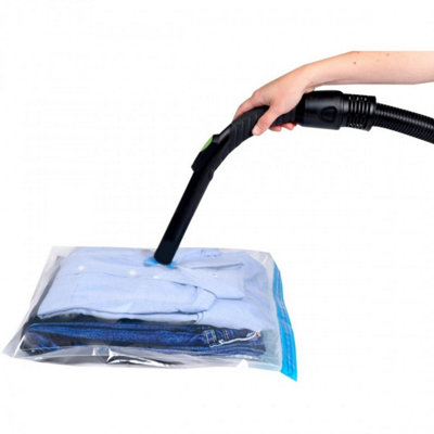 Vacuum Storage Bag 60X80Cm For Clothes And BeddingSpace Saving Reusable Vacuum Bag For Travel And Storage from B&Q