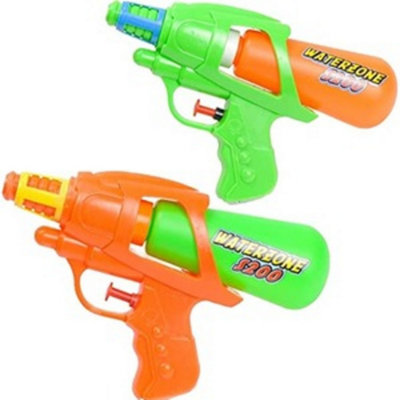 Kids 2-Pack Plastic Water Blaster Pump Action Super Soaker Playset Summer ToysWater Blaster Toy Set For Backyard Garden Fun from B&Q