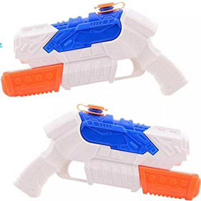 2Pcs Plastic Water Blaster Pump Action Toys For KidsDual Pack Water Soaker Toys For Boys And Girls Outdoor Summer Fun from B&Q