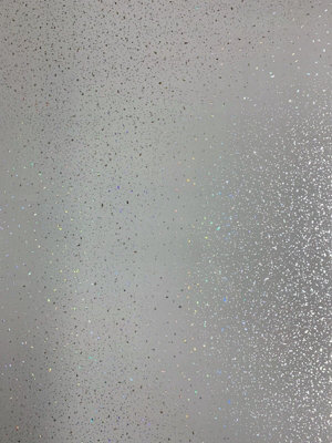Dbs Bathrooms Grey Sparkle Shower Wall Panel Pvc 1M X 2.4M from B&Q