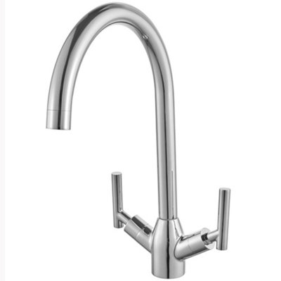 Aquadart Tre Mercati Kitchen Tap Gretchen Chrome Deck Mounted Mono Sink Mixer Tm90090 from B&Q