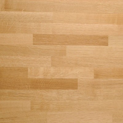 B&Q -  Solid Prime Oak Wood Worktop 3M X 960mm X 40mmPremium Real Wooden Timber Kitchen Countertop
