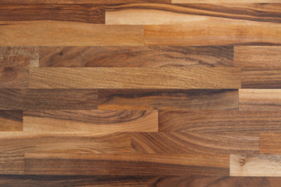 B&Q -  Solid European Walnut Wood Worktop 3M X 960mm X 40mmPremium Real Wooden Timber Kitchen Countertop