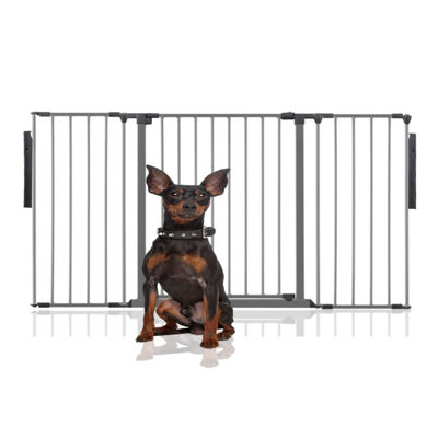 Bettacare Premium Multi Panel Flexible Pet BarrierUp To 154Cm WideGrey70Cm High from B&Q
