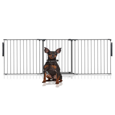 Bettacare Premium Multi Panel Flexible Pet BarrierUp To 226Cm WideGrey70Cm High from B&Q