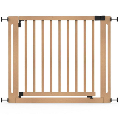 B&Q -  Wooden Elegance GateNatural95Cm103CmPressure Fit Safety Gate73Cm Extra Wide DoorwayEasy Installation