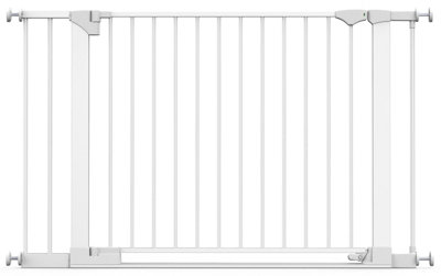 Safetots Safestep GateWhite117Cm124CmExtra Low Walkthough81Cm Extra Wide DoorwayExtra Wide Baby Gate from B&Q