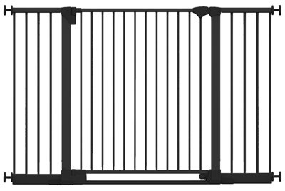 Safetots Safestep GateBlack152Cm159CmExtra Low Walkthough81Cm Extra Wide DoorwayExtra Wide Baby Gate from B&Q