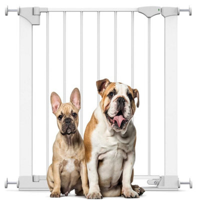 Bettacare Safestep Dog GateWhite68Cm75CmExtra Low WalkthroughPressure Fit Safety GatePet Gate For Stairs And Doors from B&Q