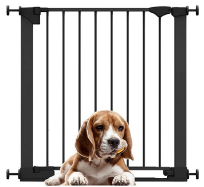 Bettacare Safestep Dog GateBlack75Cm82CmExtra Low WalkthroughPressure Fit Safety GatePet Gate For Stairs And Doors from B&Q