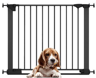 Bettacare Safestep Dog GateBlack89Cm96CmExtra Low Walkthough74Cm Extra Wide DoorwayOne Piece Extra Wide Pet Gate from B&Q
