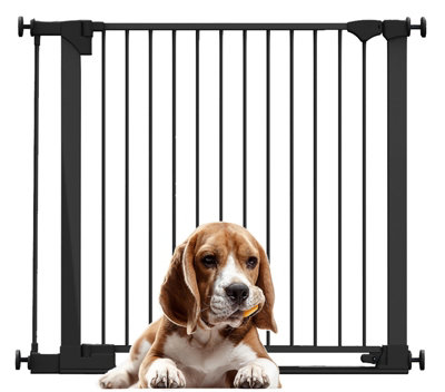 Bettacare Safestep Dog GateBlack103Cm110CmExtra Low Walkthough81Cm Extra Wide DoorwayExtra Wide Pet Gate from B&Q