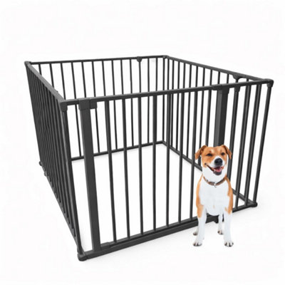 Bettacare Pet Pen With Mat92Cm X 92CmGrey70Cm High from B&Q