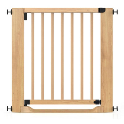 Safetots Wooden Heritage Flat Step GateNatural79Cm87Cm from B&Q