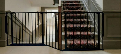Safetots Two Door Multi Panel Solution For Up And Down StaircasesBlack200Cm Of LengthIncludes 2 Door Opening Panels from B&Q